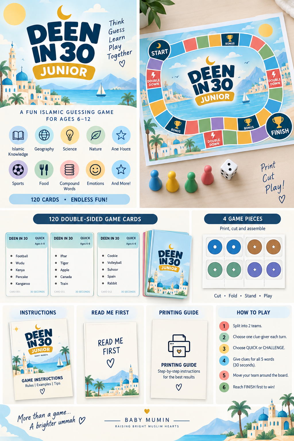 Deen in 30-printable islamic guessing game